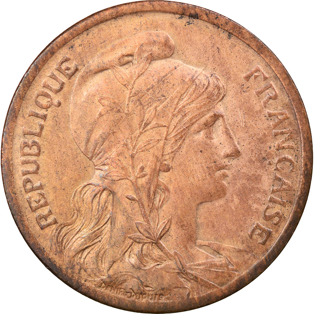 Munten, Frankrijk, Dupuis, 10 Centimes, 1920, Paris, ZF+, Bronze, KM:843