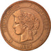 Moneta, Francia, Cérès, 10 Centimes, 1897, Paris, MB+, Bronzo, KM:815.1
