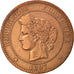 Moneta, Francja, Cérès, 10 Centimes, 1897, Paris, VF(30-35), Bronze, KM:815.1