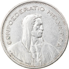 Coin, Switzerland, 5 Francs, 1939, Bern, EF(40-45), Silver, KM:40