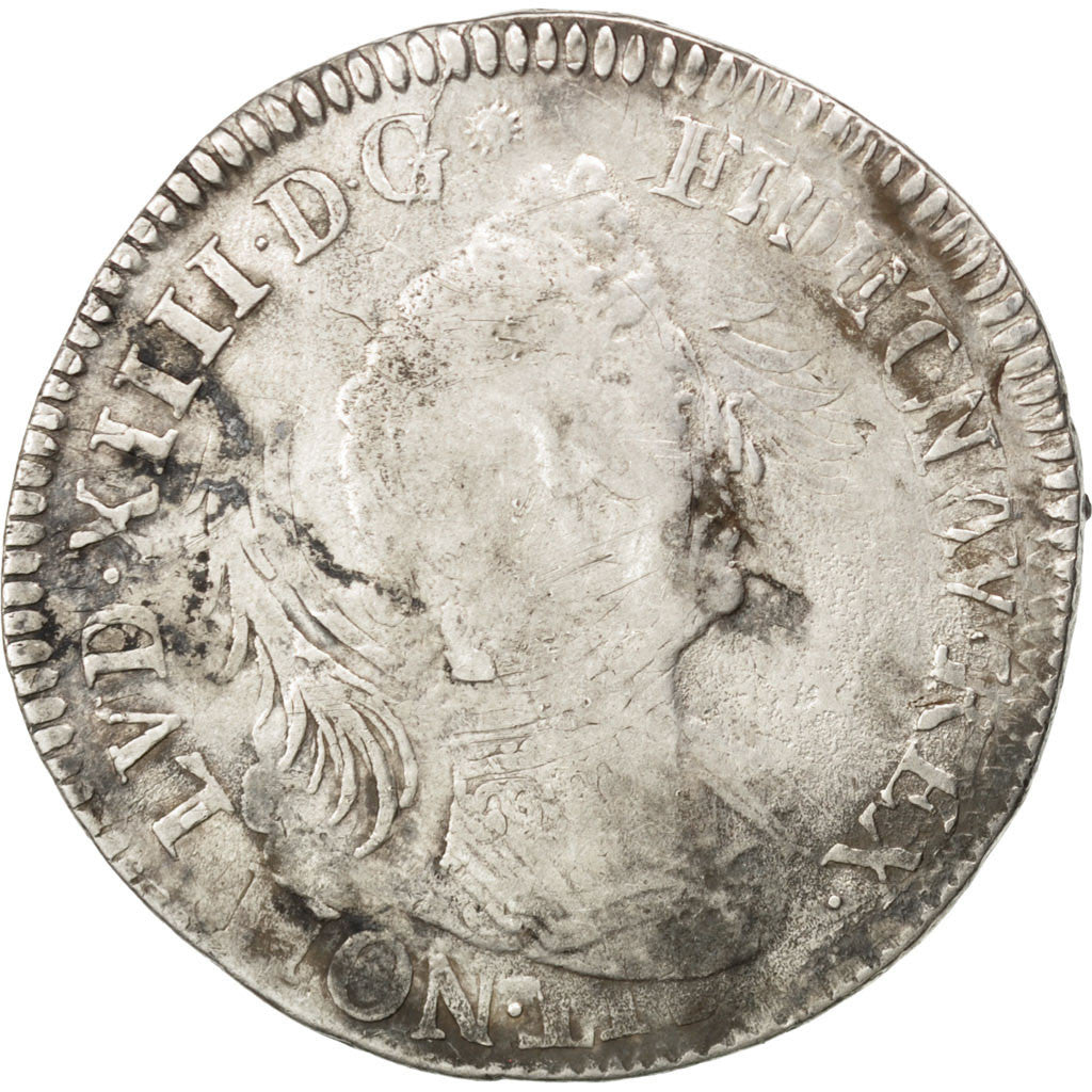 Francia, Louis XIV, 1/2 Écu aux insignes, 1/2 ECU, 43 Sols, 1702, Toulouse,...