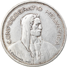 Coin, Switzerland, 5 Francs, 1933, Bern, EF(40-45), Silver, KM:40