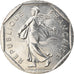 Coin, France, Semeuse, 2 Francs, 2000, AU(55-58), Nickel, KM:942.2, Gadoury:547