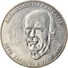 Coin, France, Jacques Rueff, Franc, 1996, AU(55-58), Nickel, KM:1160