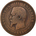 Coin, France, Napoleon III, 10 Centimes, 1855, Paris, VF(20-25), Bronze