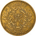 Coin, Tunisia, Anonymous, Franc, 1945, Paris, EF(40-45), Aluminum-Bronze