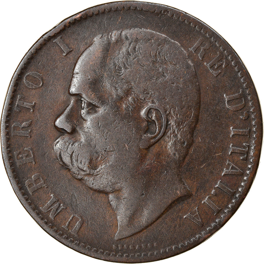 Munten, Italië, Umberto I, 10 Centesimi, 1894, Rome, FR+, Koper, KM:27.2