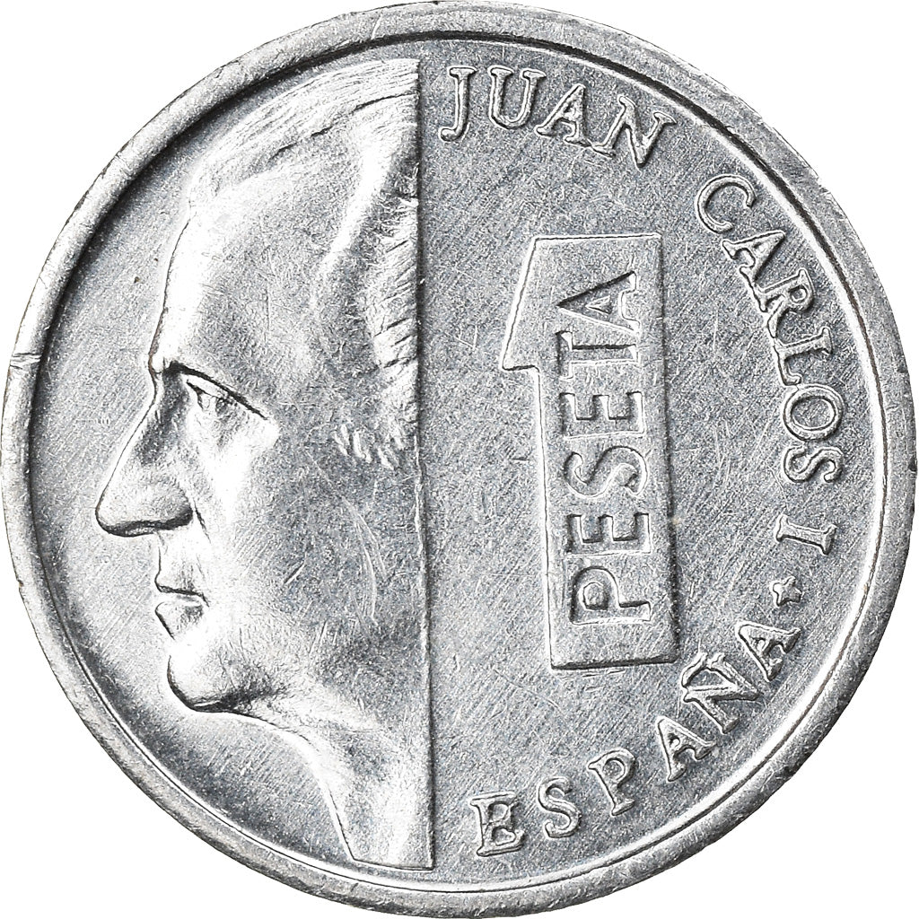Moneta, Hiszpania, Juan Carlos I, Peseta, 1991, Madrid, AU(55-58), Aluminium