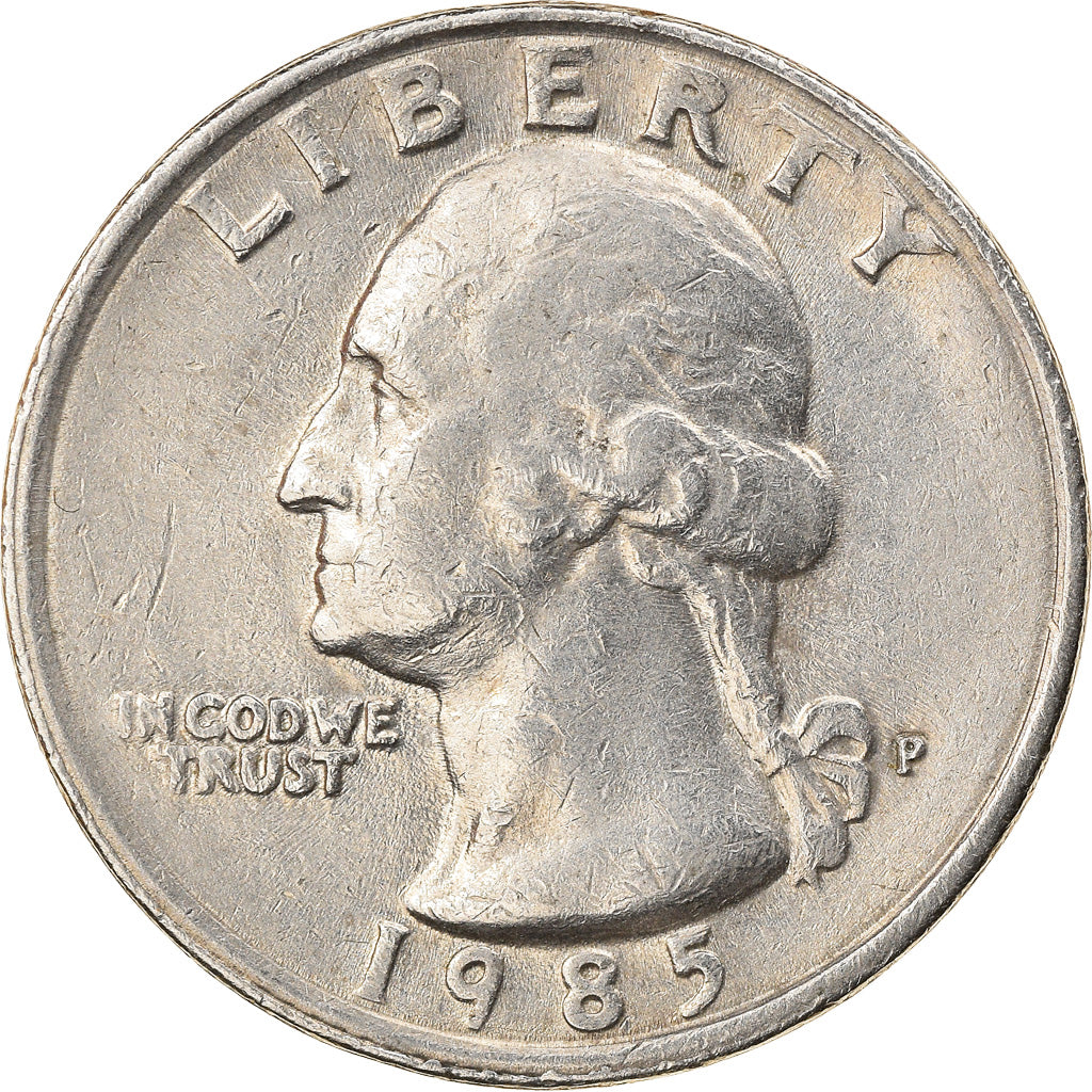 Monnaie, États-Unis, Quarter, 1985, Philadelphie, TTB, Copper-Nickel Clad