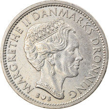Coin, Denmark, Margrethe II, 10 Kroner, 1979, Copenhagen, AU(50-53)