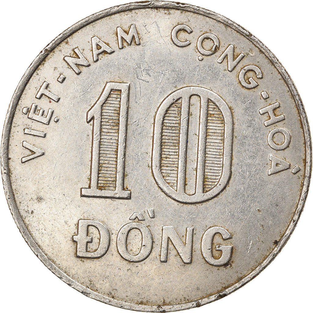Moneta, Vietnam, STATE OF SOUTH VIET NAM, 10 Dông, 1970, BB, Acciaio ricoperto