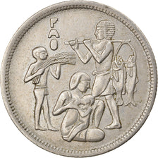 Moneta, Egitto, 10 Piastres, 1975/AH1395, BB, Rame-nichel, KM:448