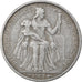 Coin, FRENCH OCEANIA, 5 Francs, 1952, EF(40-45), Aluminum, KM:4