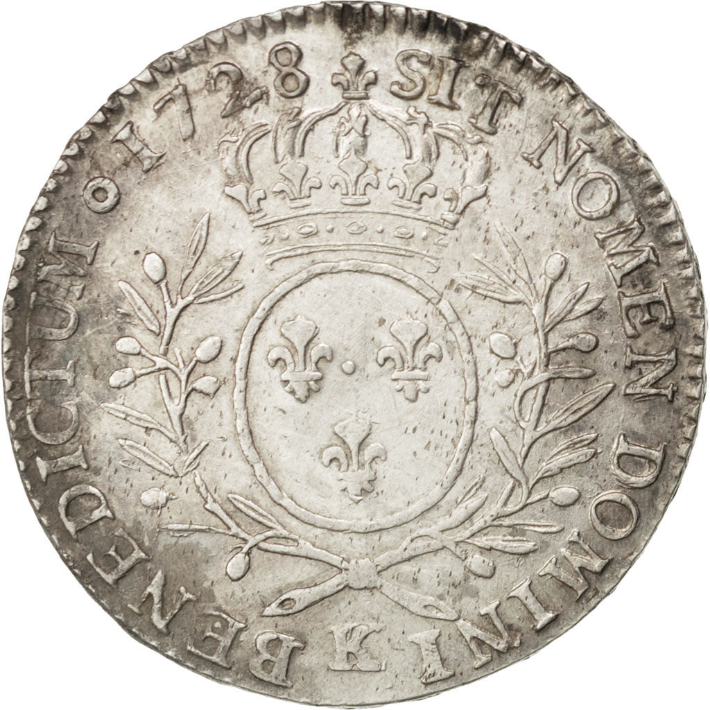 Münze, Frankreich, Louis XV, 1/2 Écu aux branches d'olivier, 1/2 ECU, 44 Sols