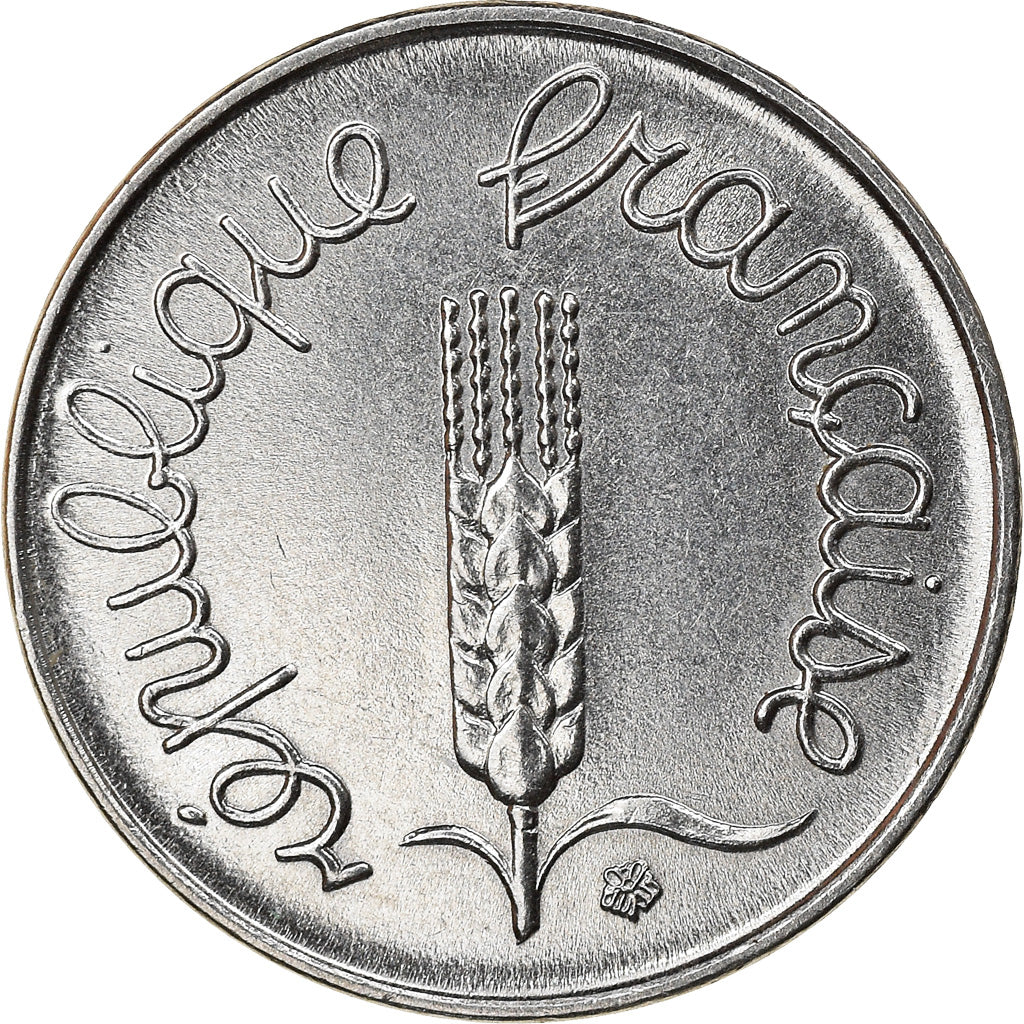 Moneta, Francja, Épi, Centime, 1973, Paris, AU(55-58), Stal nierdzewna, KM:928