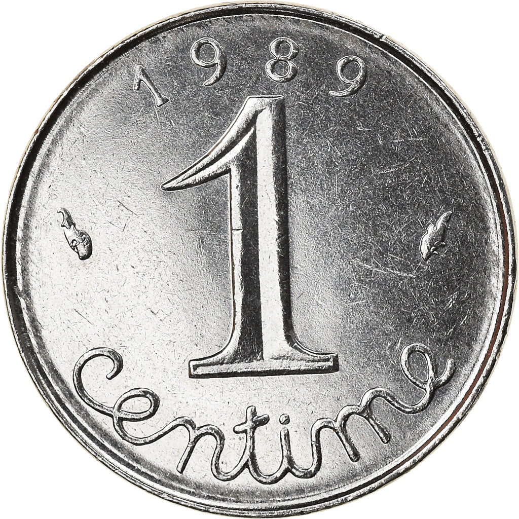 Moneta, Francia, Épi, Centime, 1989, Paris, SPL-, Acciaio inossidabile, KM:928