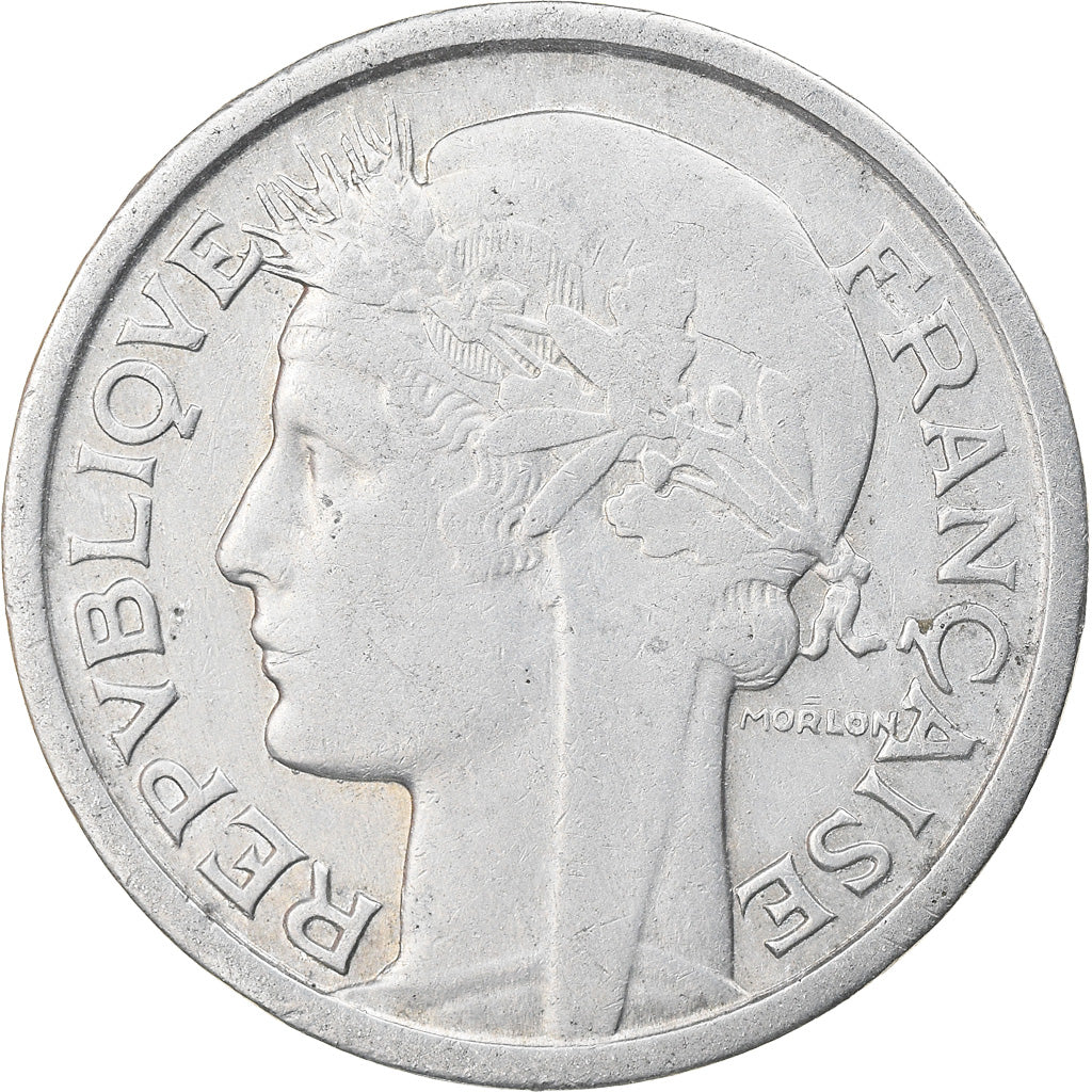 Coin, France, Morlon, Franc, 1945, Castelsarrasin, EF(40-45), Aluminum