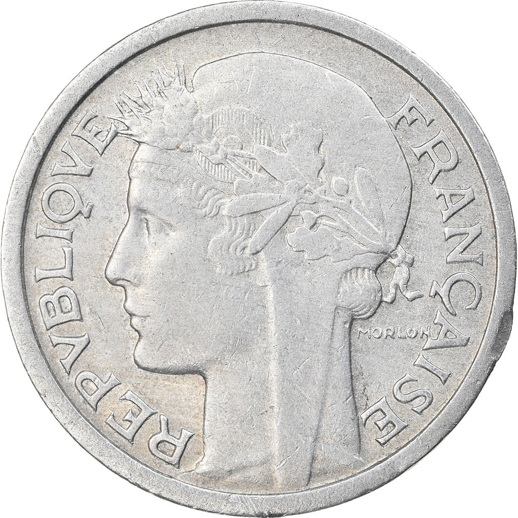 Coin, France, Morlon, Franc, 1950, Beaumont - Le Roger, EF(40-45), Aluminum