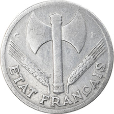 Coin, France, Bazor, Franc, 1944, Castelsarrasin, EF(40-45), Aluminum, KM:902.3