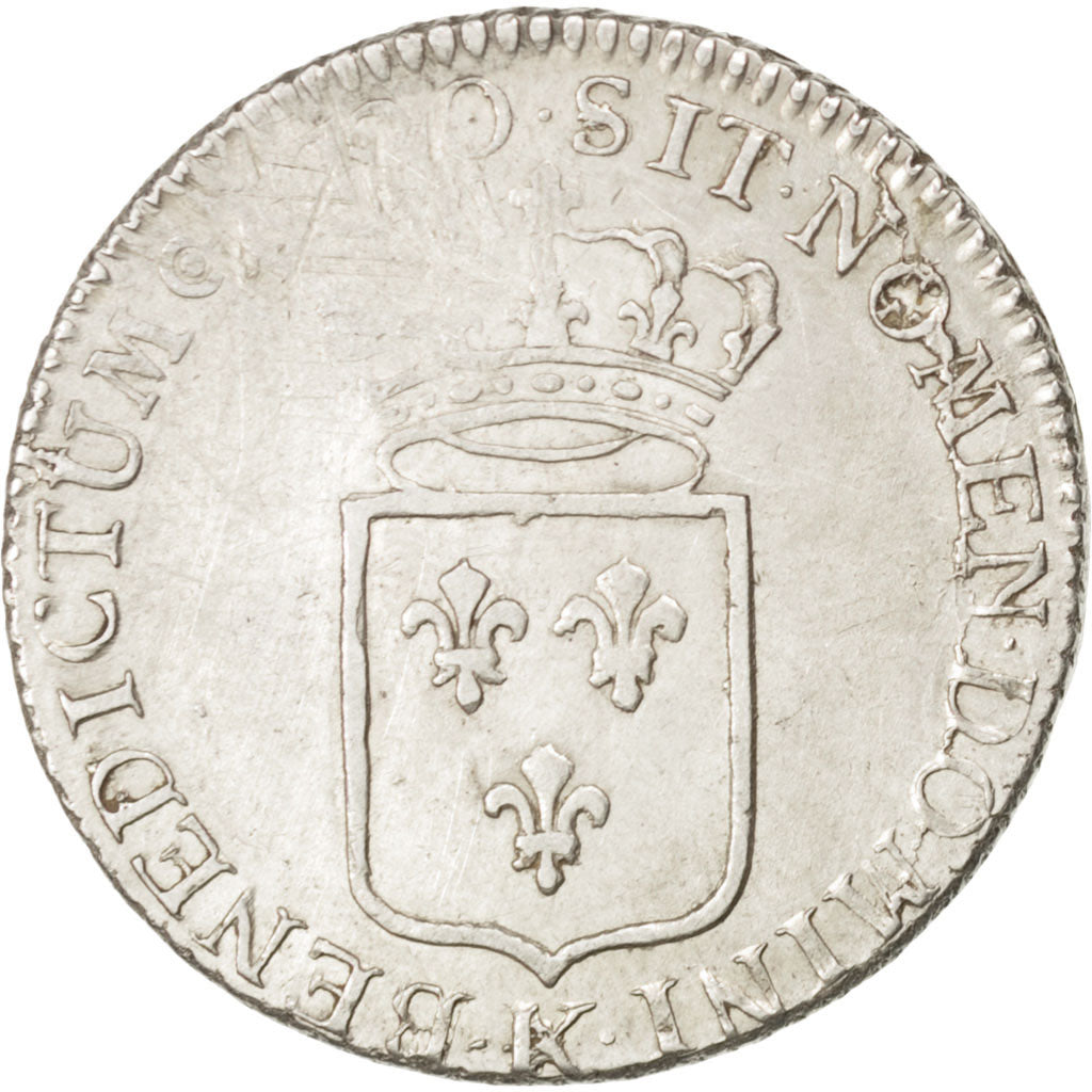 Monnaie, France, Louis XV, 1/3 Écu de France, 1/3 Ecu, 1720, Bordeaux, TTB