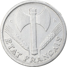Coin, France, Bazor, Franc, 1944, Castelsarrasin, AU(50-53), Aluminum, KM:902.3
