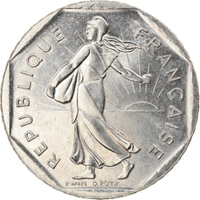 Coin, France, Semeuse, 2 Francs, 1997, AU(55-58), Nickel, KM:942.1, Gadoury:547