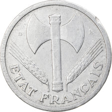 Coin, France, Bazor, 2 Francs, 1944, Beaumont - Le Roger, EF(40-45), Aluminum