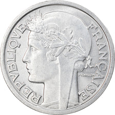 Moeda, França, Morlon, 2 Francs, 1959, AU(55-58), Alumínio, KM:886a.1