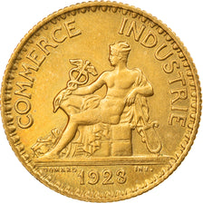 Coin, France, Chambre de commerce, Franc, 1923, Paris, AU(55-58)