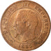 Coin, France, Napoleon III, 2 Centimes, 1855, Paris, VF(20-25), Bronze