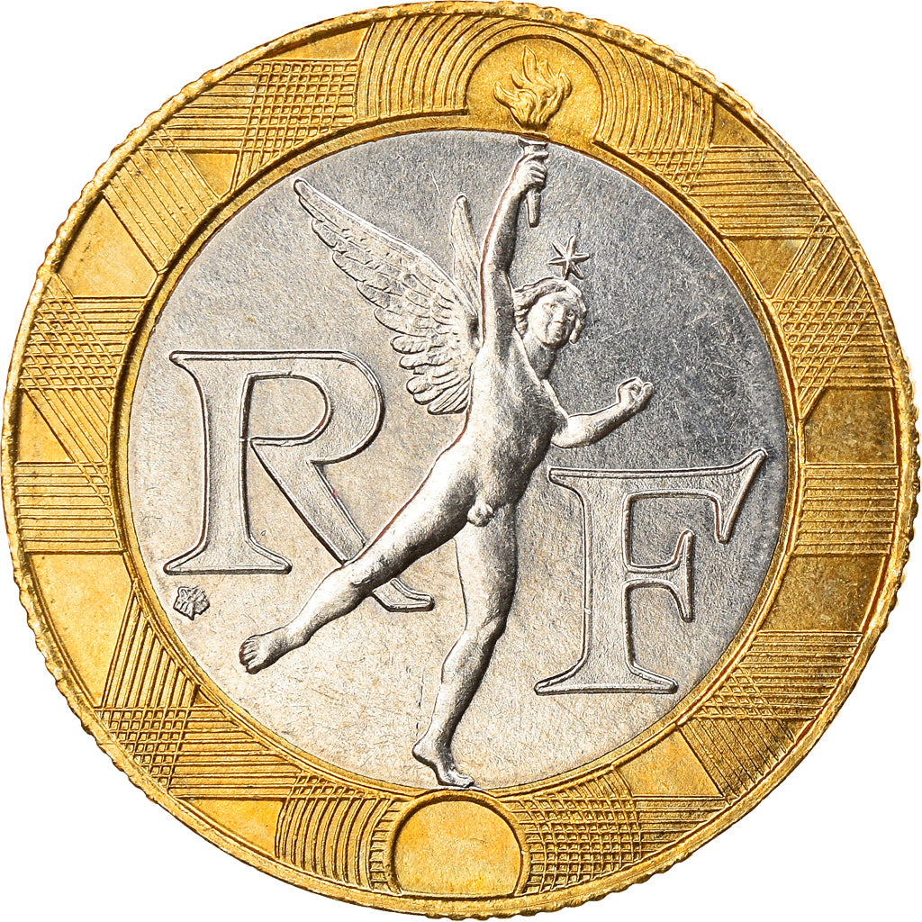 Moneta, Francia, Génie, 10 Francs, 1995, SPL-, Bi-metallico, Gadoury:827