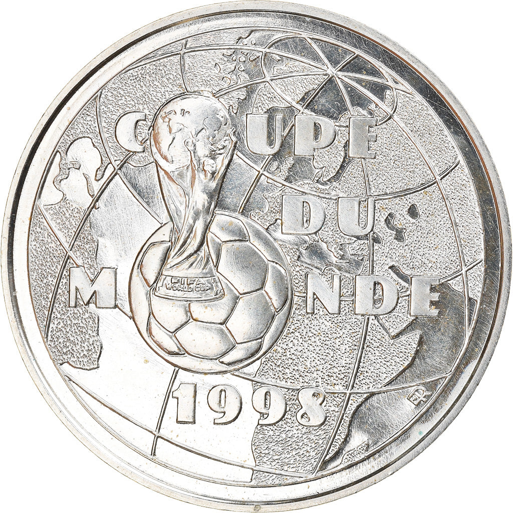 Moneda, Francia, Coupe du Monde 1998, Franc, 1997, EBC, Plata, KM:1211