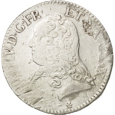 Coin, France, Louis XV, 1/5 Écu aux branches d'olivier, 24 Sols, 1/5 ECU, 1726
