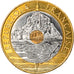 Moneta, Francja, Mont Saint Michel, 20 Francs, 2001, AU(55-58), Trójmetaliczny