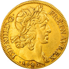 Moeda, França, Louis XIII, Double Louis d'or, 1640, Paris