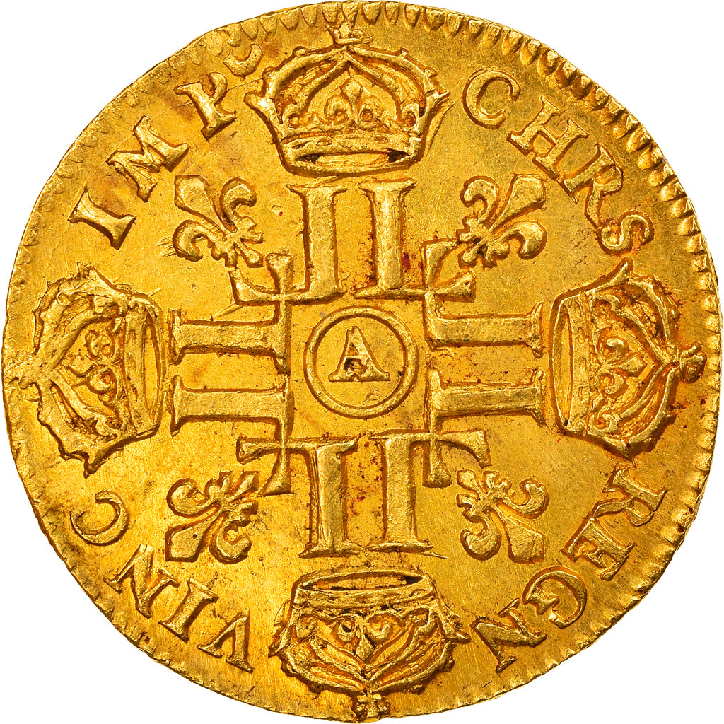 Munten, Frankrijk, Louis XIV, Louis d'or à la tête virile, 1679 Paris