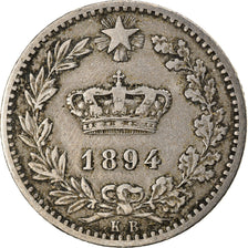 Coin, Italy, Umberto I, 20 Centesimi, 1894, Berlin, EF(40-45), Copper-nickel