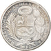 Coin, Peru, Sol, 1925, Lima, EF(40-45), Silver, KM:218.2