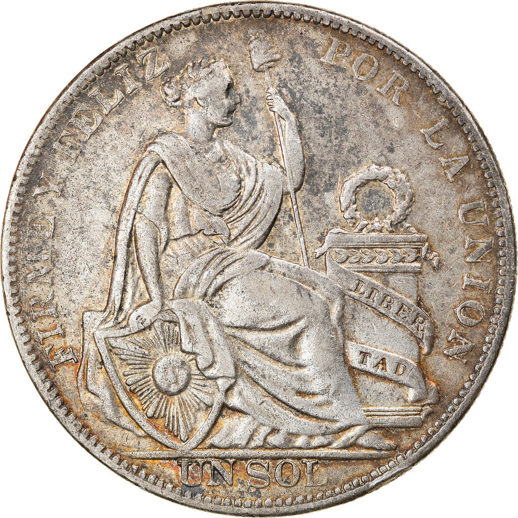Münze, Peru, Sol, 1930, Lima, SS+, Silber, KM:218.2