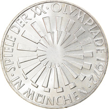 Moneta, GERMANIA - REPUBBLICA FEDERALE, 10 Mark, 1972, Karlsruhe, SPL-, Argento