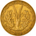 Moneda, Estados del África Occidental, 10 Francs, 1966, MBC, Aluminio - níquel