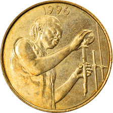 Münze, West African States, 25 Francs, 1996, VZ, Aluminum-Bronze, KM:9