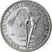Coin, West African States, Franc, 2001, AU(55-58), Steel, KM:8