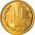 Moneta, Chile, 10 Pesos, 2005, Santiago, AU(55-58), Aluminium-Brąz, KM:228.2