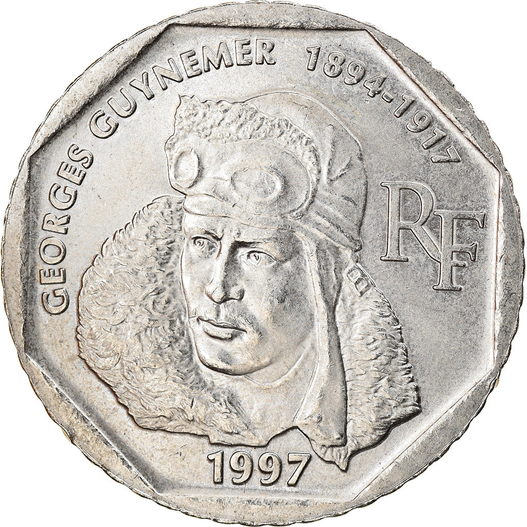 Monnaie, France, Guynemer, 2 Francs, 1997, SUP+, Nickel, Gadoury:550, KM:1187