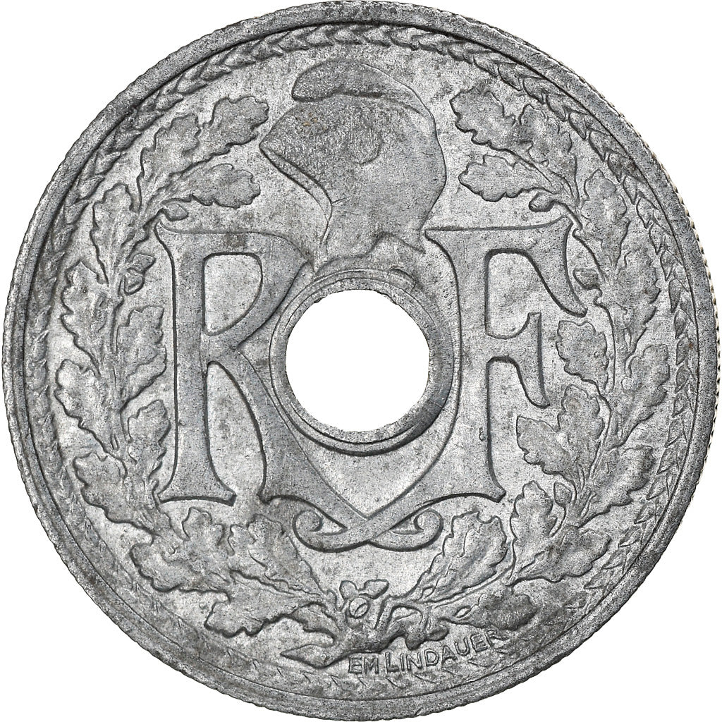 Monnaie, France, Lindauer, 20 Centimes, 1945, TTB, Zinc, Gadoury:324, KM:907.1