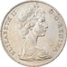 Moeda, Gibraltar, Elizabeth II, Crown, 1968, AU(55-58), Cobre-níquel, KM:4
