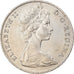Moneda, Gibraltar, Elizabeth II, Crown, 1968, EBC, Cobre - níquel, KM:4