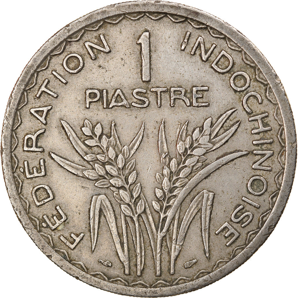 Munten, FRANS INDO-CHINA, Piastre, 1947, Paris, ZF+, Copper-nickel, KM:32.2
