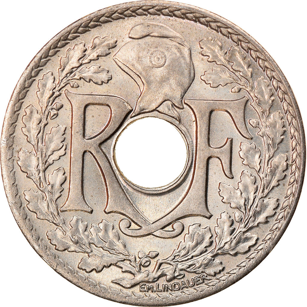 Coin, France, Lindauer, 25 Centimes, 1920, AU(50-53), Copper-nickel, KM:867a